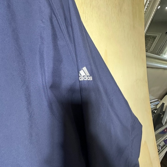 Adidas Men's Deep Blue Windbreaker Jacket - Picture 10 of 11